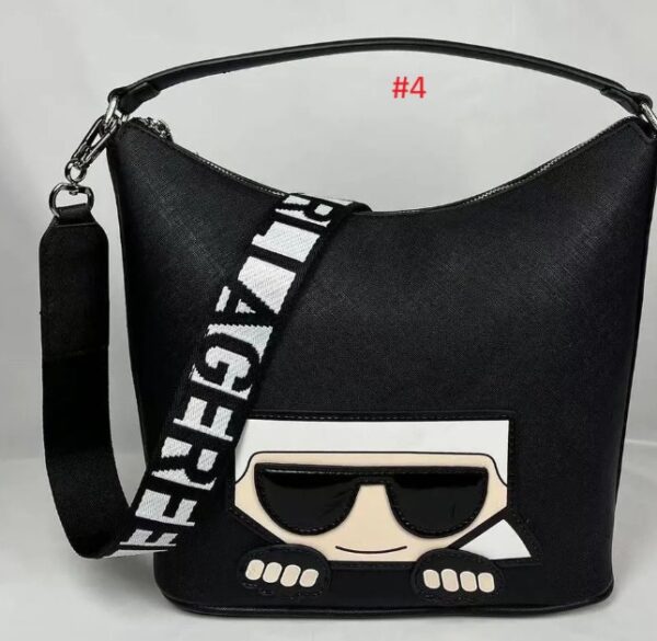 ⁦תיק צד מודפס קרל לגרפלד Karl Lagerfeld⁩ – תמונה ⁦6⁩