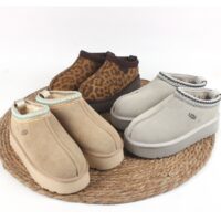 נעלי פרווה נמוכות האג פלטפורמה UGG