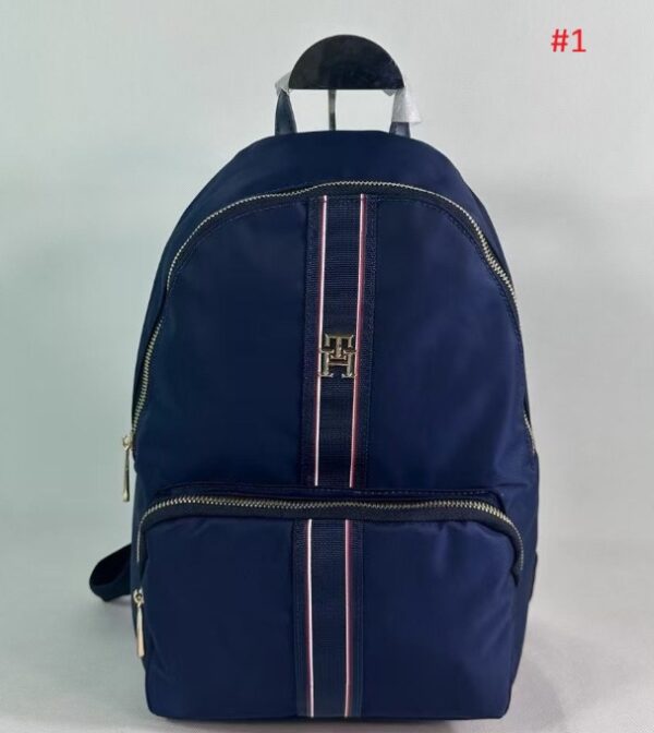 ⁦תיק גב שני תאים טומי היליפיגר Tommy Hilfiger⁩ – תמונה ⁦2⁩