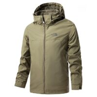 מעיל ניילון עם כובע לגברים מידות גדולות THE NORTH FACE דה נורת' פייס