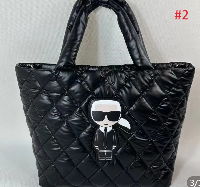 תיק פוך עם ידיות לנשים קרל לגרפלד Karl Lagerfeld – תמונה 3