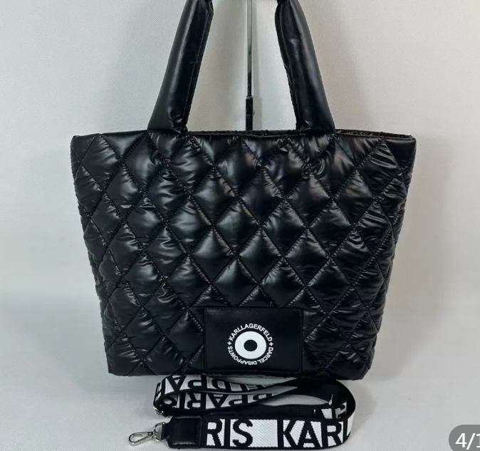 תיק פוך עם ידיות לנשים קרל לגרפלד Karl Lagerfeld – תמונה 6