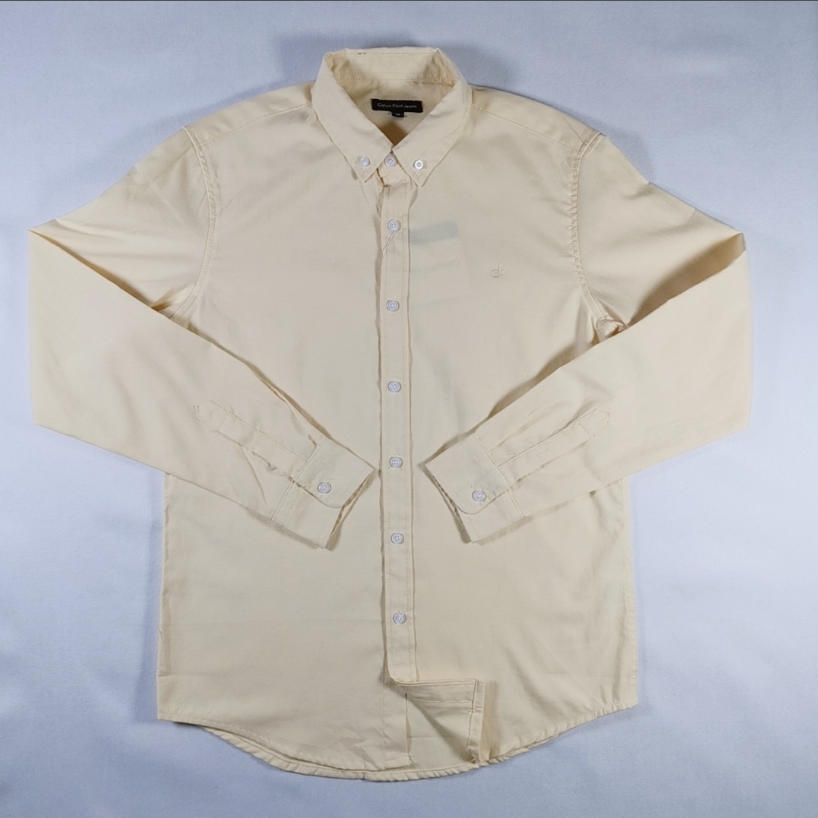 חולצה מכופתרת לגברים שרוול ארוך קלווין קליין CK – תמונה 9