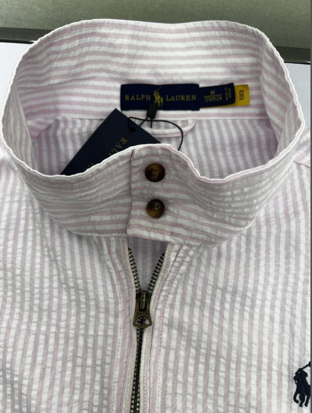 גקט פסים עם רוכסן לנשים פולו ראלף לורן Ralph Lauren – תמונה 8