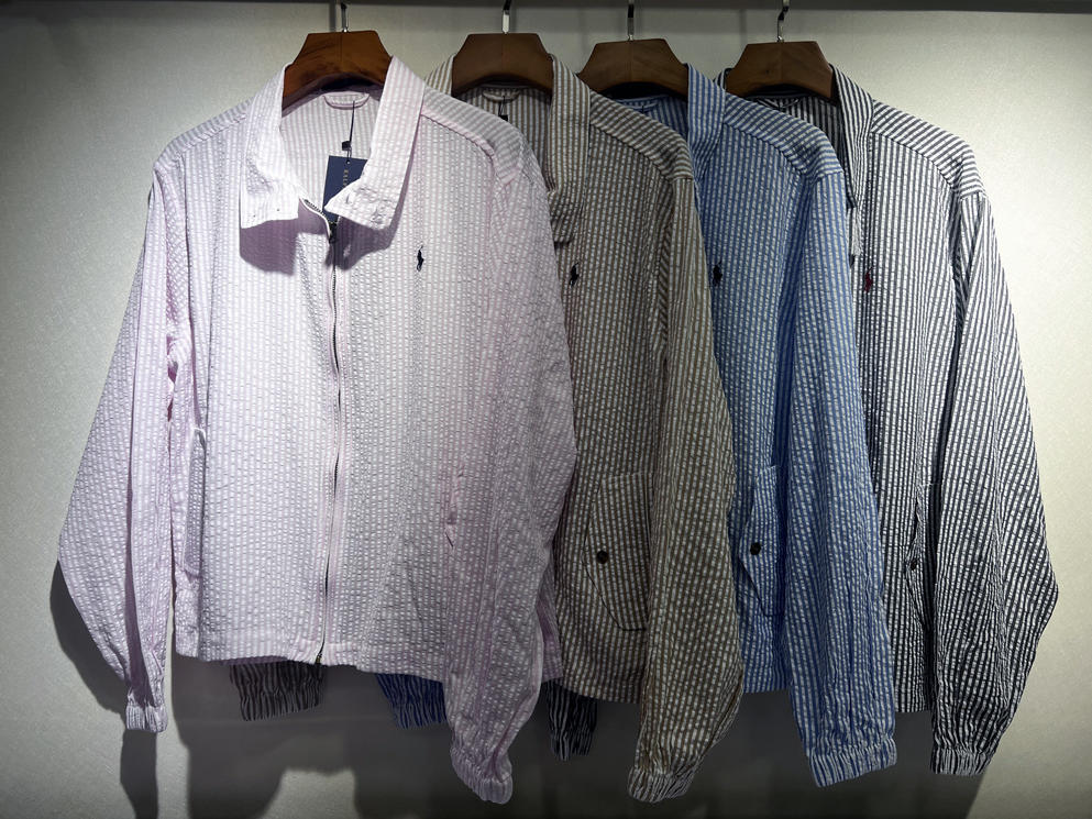 גקט פסים עם רוכסן לנשים פולו ראלף לורן Ralph Lauren – תמונה 10