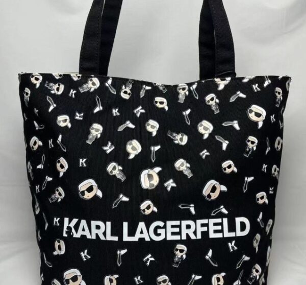 ⁦תיק שק עם ידיות קרל לגרפלד Karl  Lagerfeld⁩ – תמונה ⁦2⁩