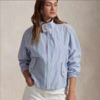 גקט פסים עם רוכסן לנשים פולו ראלף לורן Ralph Lauren