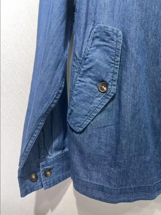 חולצת גינס עם רוכסן לגברים פולו ראלף לורן Ralph Lauren – תמונה 6