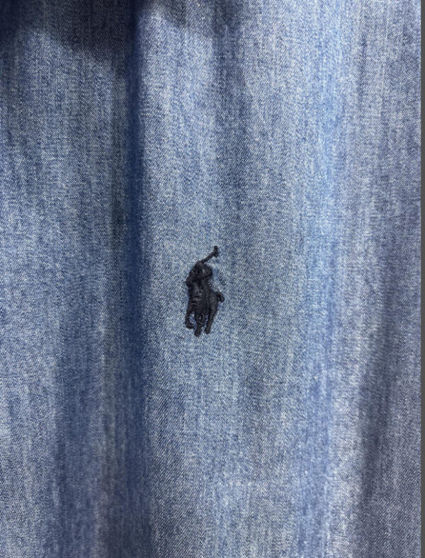 ⁦חולצת גינס עם רוכסן לגברים פולו ראלף לורן Ralph Lauren⁩ – תמונה ⁦7⁩