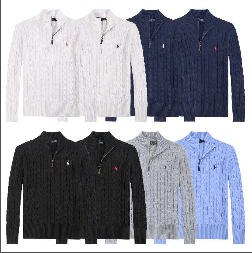 סריג עם רוכסן לגברים פולו ראלף לורן Ralph Lauren – תמונה 12