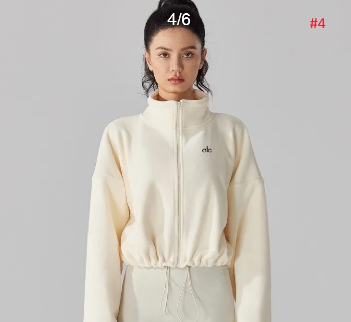 סווטשירט עם רוכסן לנשים אלו יוגה alo yoga – תמונה 7