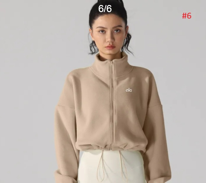 סווטשירט עם רוכסן לנשים אלו יוגה alo yoga – תמונה 9