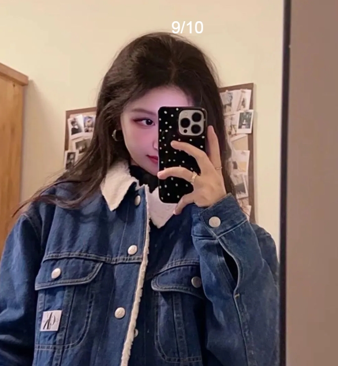 גקט גינס עם פרווה קלווין קליין CK – תמונה 6