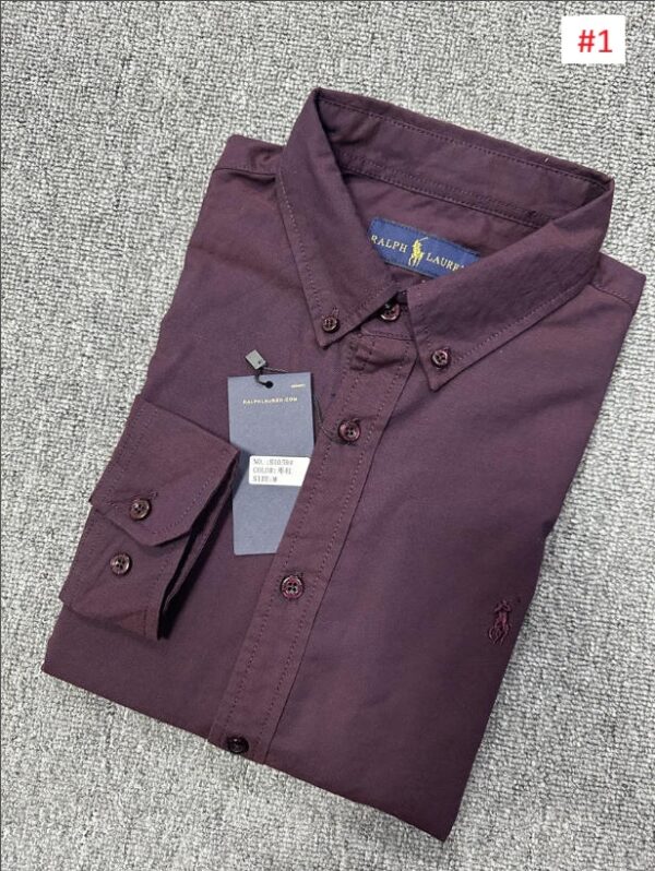 ⁦חולצה ארוכה מכופתרת לגברים פולו ראלף לורן Ralph Lauren⁩ – תמונה ⁦2⁩