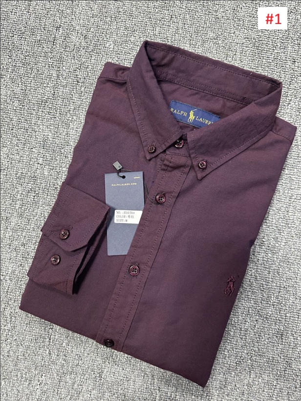 חולצה ארוכה מכופתרת לגברים פולו ראלף לורן Ralph Lauren – תמונה 2