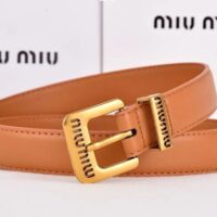 חגורה אופנתית לנשים מיו מיו miu miu