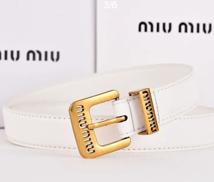 חגורה אופנתית לנשים מיו מיו miu miu – תמונה 11