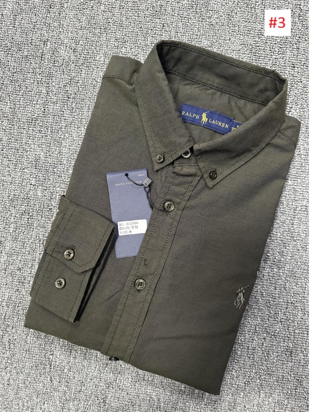 חולצה ארוכה מכופתרת לגברים פולו ראלף לורן Ralph Lauren – תמונה 4