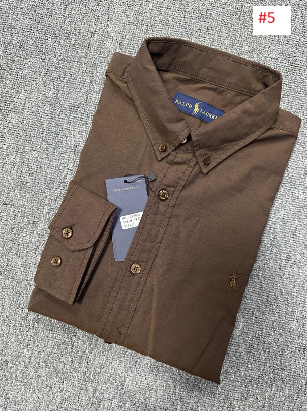 חולצה ארוכה מכופתרת לגברים פולו ראלף לורן Ralph Lauren – תמונה 7