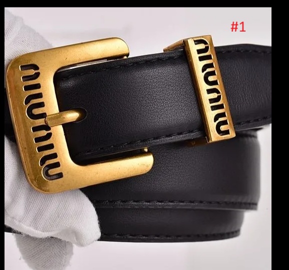 חגורה אופנתית לנשים מיו מיו miu miu – תמונה 2