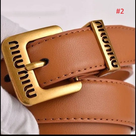 חגורה אופנתית לנשים מיו מיו miu miu – תמונה 6