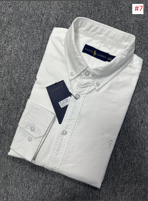 חולצה ארוכה מכופתרת לגברים פולו ראלף לורן Ralph Lauren – תמונה 8