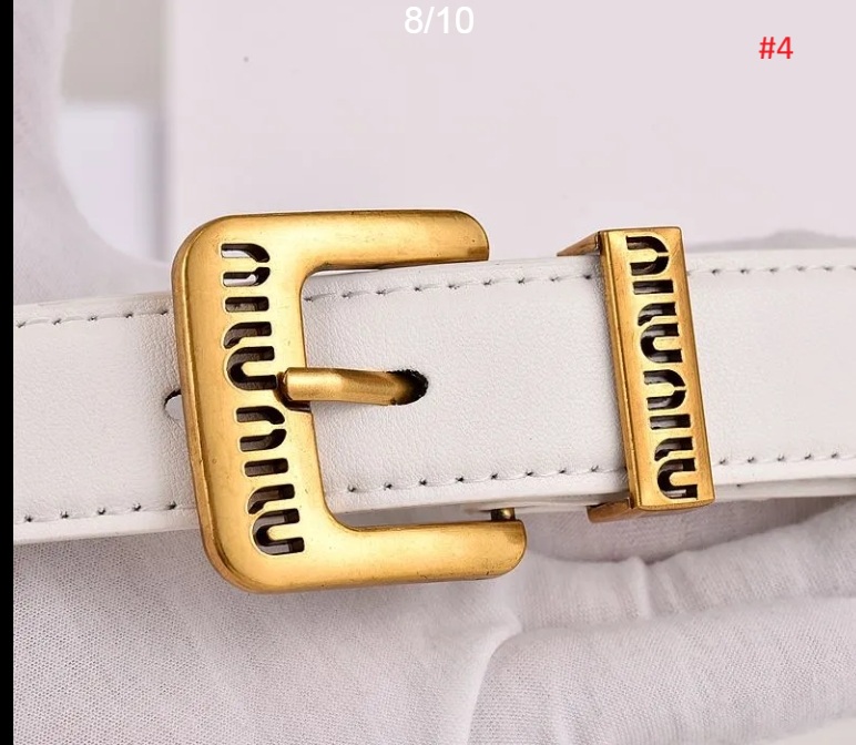 חגורה אופנתית לנשים מיו מיו miu miu – תמונה 10