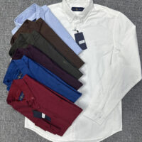 חולצה ארוכה מכופתרת לגברים פולו ראלף לורן Ralph Lauren