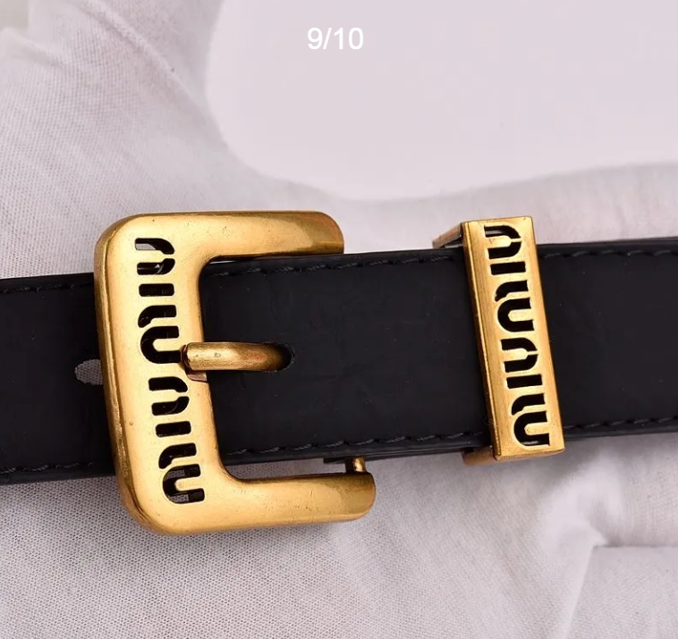 חגורה אופנתית לנשים מיו מיו miu miu – תמונה 5