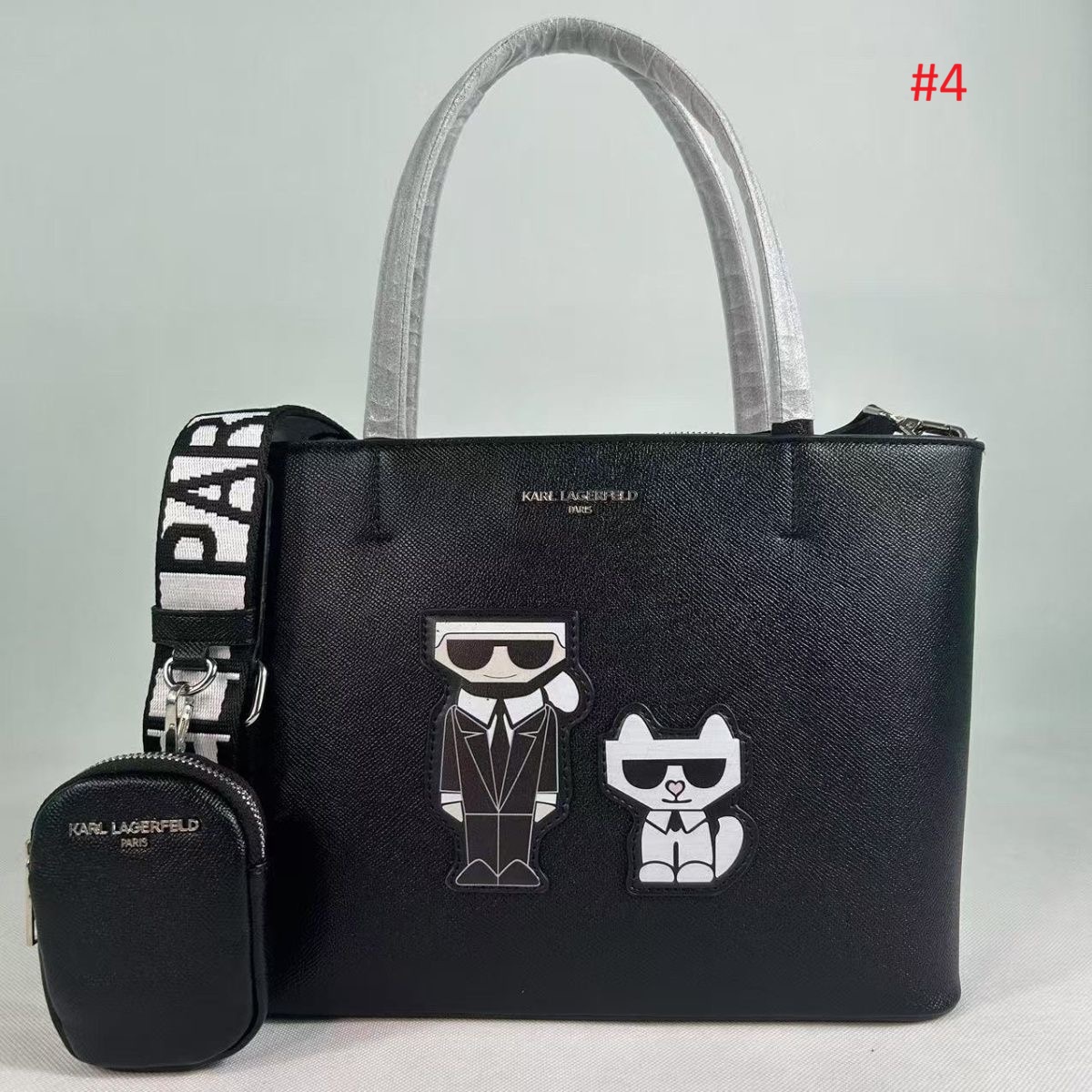תיק צד מקושט לנשים קרל לגרפלד Karl Lagerfeld – תמונה 5
