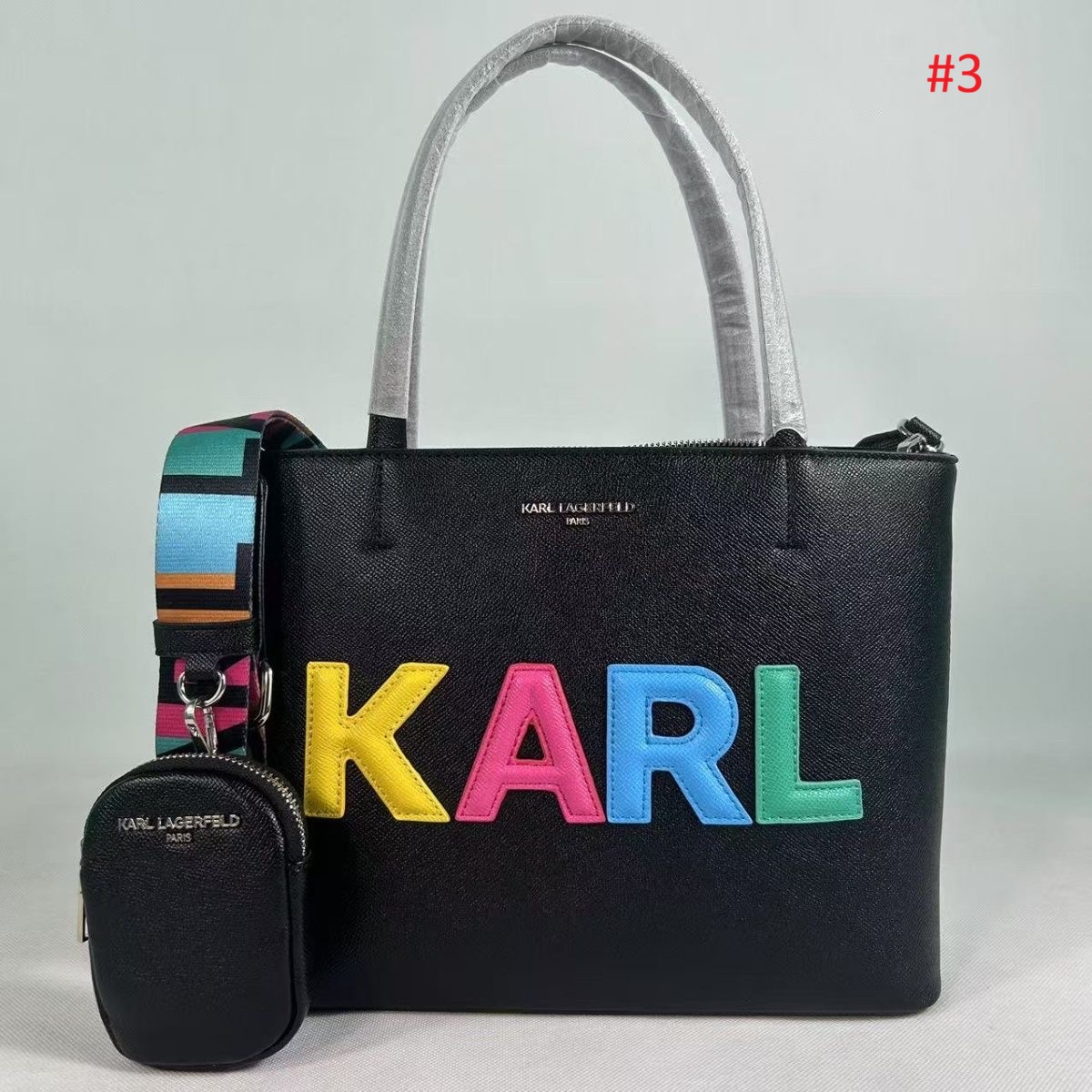 תיק צד מקושט לנשים קרל לגרפלד Karl Lagerfeld – תמונה 4
