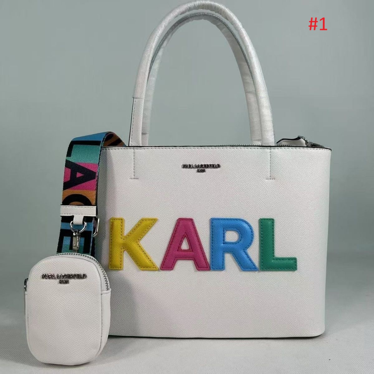 תיק צד מקושט לנשים קרל לגרפלד Karl Lagerfeld – תמונה 2