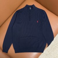 סריג פולו לגברים חצי רוכסן פולו ראלף לורן Ralph Lauren