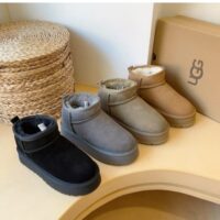 מגפיים פרוותיות נמוכות לנשים האג UGG