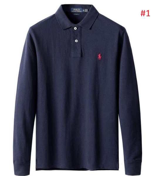 חולצת פולו שרוול ארוך גברים פולו ראלף לורן Ralph Lauren – תמונה 2