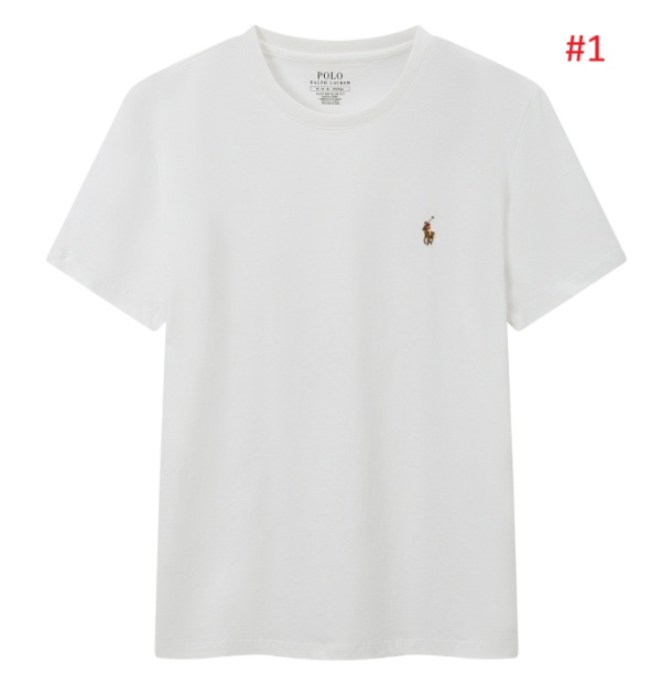 חולצה קצרה לוגו פולו צבעוני לגברים פולו ראלף לורן Ralph Lauren – תמונה 2