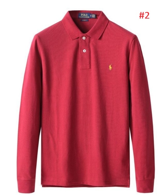 חולצת פולו שרוול ארוך גברים פולו ראלף לורן Ralph Lauren – תמונה 3