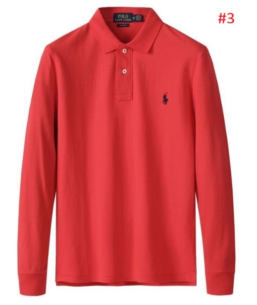 חולצת פולו שרוול ארוך גברים פולו ראלף לורן Ralph Lauren – תמונה 4