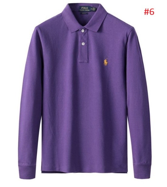 חולצת פולו שרוול ארוך גברים פולו ראלף לורן Ralph Lauren – תמונה 7