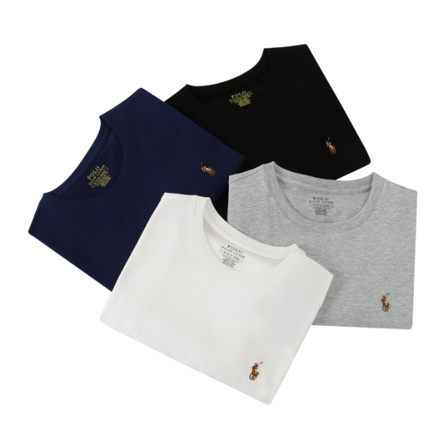 חולצה קצרה לוגו פולו צבעוני לגברים פולו ראלף לורן Ralph Lauren – תמונה 7