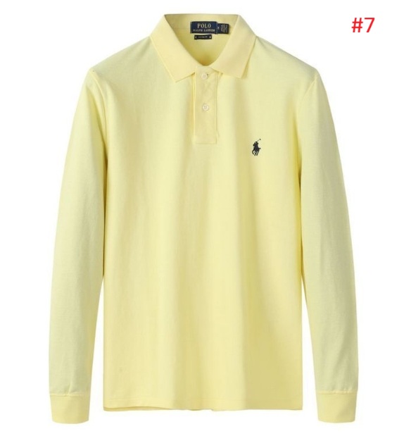 חולצת פולו שרוול ארוך גברים פולו ראלף לורן Ralph Lauren – תמונה 8