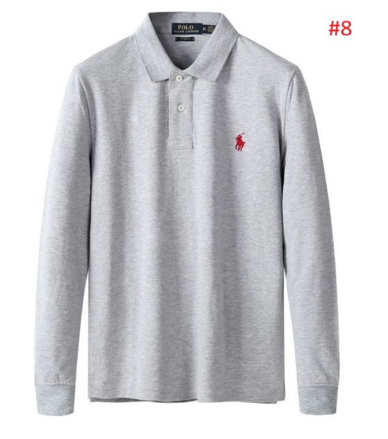 חולצת פולו שרוול ארוך גברים פולו ראלף לורן Ralph Lauren – תמונה 9