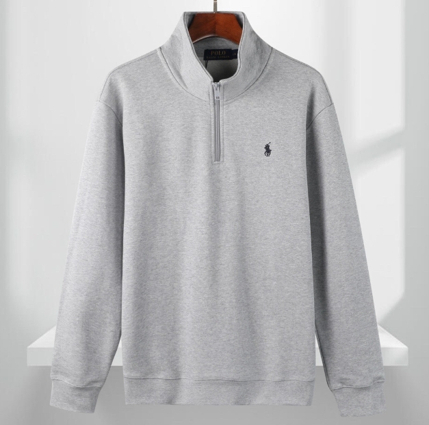 סווטשירט פוטר חצי רוכסן לגברים פולו ראלף לורן Ralph Lauren – תמונה 3