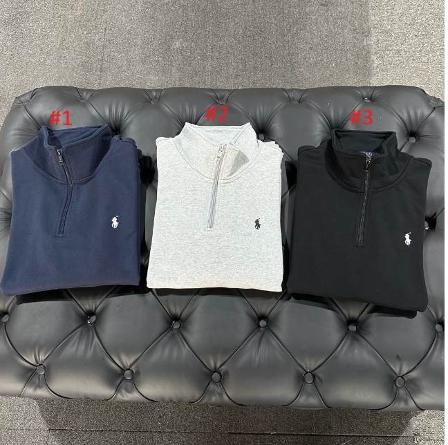 סווטשירט פוטר חצי רוכסן לגברים פולו ראלף לורן Ralph Lauren – תמונה 2