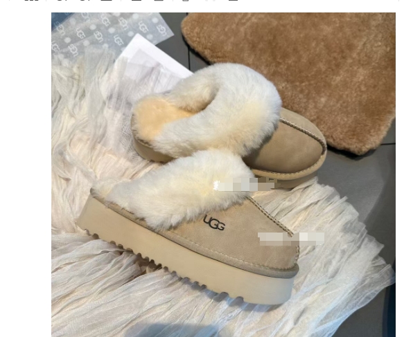 כפכפי פרווה האג פלטפורמה נשים UGG – תמונה 4