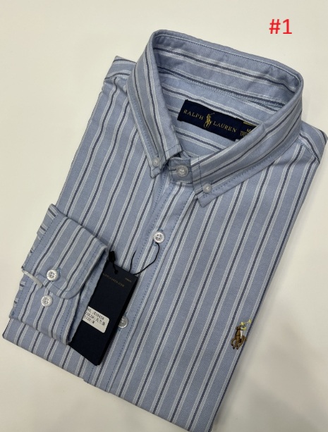 חולצה מכופתרת עם פסים לגברים פולו ראלף לורן Ralph Lauren – תמונה 2