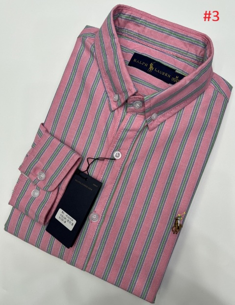 חולצה מכופתרת עם פסים לגברים פולו ראלף לורן Ralph Lauren – תמונה 4