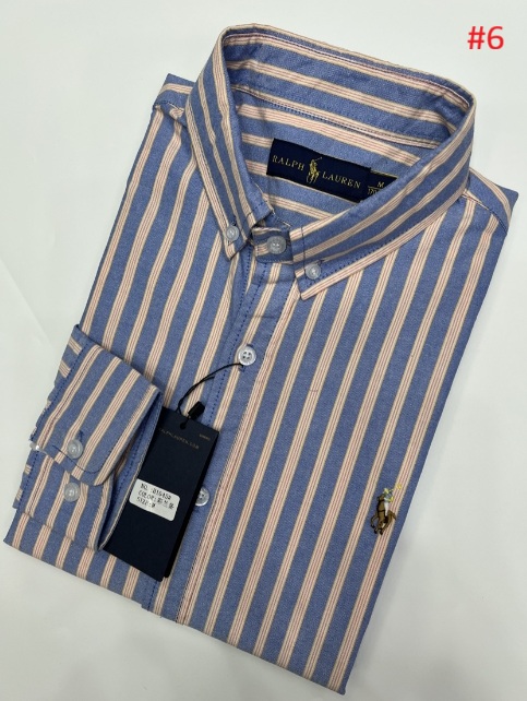 חולצה מכופתרת עם פסים לגברים פולו ראלף לורן Ralph Lauren – תמונה 7