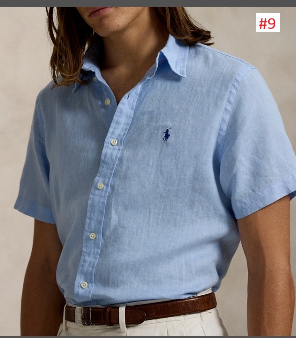 חולצה קצרה מכופתרת לגברים פולו ראלף לורן Ralph Lauren – תמונה 10