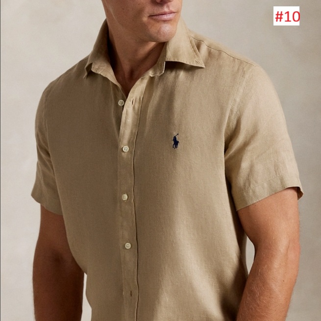 חולצה קצרה מכופתרת לגברים פולו ראלף לורן Ralph Lauren – תמונה 11